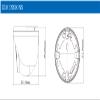 4MP PoE Turret Network Camera IP-5IRD4C25-MZ-PA, Smart Dual Light Acive Deterrence IP Security Camera, 131ft Night Vision, Full Color Option, Built in Mic & Speaker, 2.8-12mm Motorized Lens, White view 2