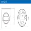 8MP 4K PoE Network Turret Camera IP-5IRD8S4C4-G28, Titanium IP Surveillance System, 2.8mm Fixed Lens, Dual Light LED & IR, Full Color Option, 98ft Night Vision, Built in Mic, Micro SD Slot, Black view 2