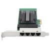 100/1000Mbps Gigabit Ethernet PCI Express Network Card, 4 RJ45 Ports Gigabit Ethernet Server Adapter for 82571 Chip, Network Card with 8 LED Indicators view 1