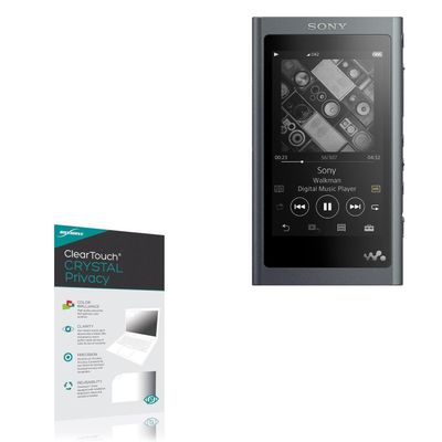 BoxWave Screen Protector Compatible with Sony NW-A55 - ClearTouch Crystal Privacy (2-Pack), Privacy Screen Protector Flexible Film Clear