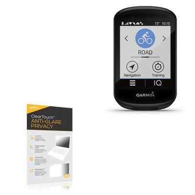BoxWave Screen Protector Compatible With Garmin Edge 830 - ClearTouch Anti-Glare Privacy (2-Pack), Privacy Screen Protector Flexible Film Anti-Glare