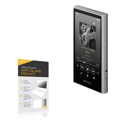 BoxWave Screen Protector Compatible with Sony Walkman NW-A306 - ClearTouch Anti-Glare Privacy (2-Pack), Privacy Screen Protector Flexible Film Anti-Glare