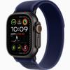 Apple Watch Ultra 2 [GPS + Cellular 49mm] - Black Titanium Case with Blue Trail Loop, S/M (Renewed) view 1