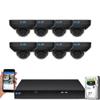 GW Security 8 Channel NVR UltraHD 4K Face Recognition NDAA & TAA Compliant Security Camera System with 8 x 8MP Waterproof 130 Wide Angle PoE Dome Cameras, 10 Smart AI Functions view 1