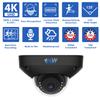 GW Security 8 Channel NVR UltraHD 4K Face Recognition NDAA & TAA Compliant Security Camera System with 8 x 8MP Waterproof 130 Wide Angle PoE Dome Cameras, 10 Smart AI Functions view 2