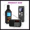 Relaxweex 3 Pcs Ghost Hunting Equipment Kit Includes 1 Pcs 8GB Audio Recorder 1 Pcs Emf Detector Emf Meter Magnetic Field Detector 1 Pcs Fm Radio EVP Recorder for Paranormal Research (Emf Meter1) view 2