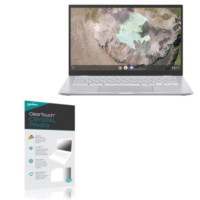 BoxWave Screen Protector Compatible with ASUS Chromebook C425 - ClearTouch Crystal Privacy (2-Pack), Privacy Screen Protector Flexible Film Clear