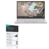BoxWave Screen Protector Compatible with ASUS Chromebook C425 - ClearTouch Crystal Privacy (2-Pack), Privacy Screen Protector Flexible Film Clear view 1