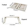 PNAWLLCF Adjustable Folding Computer Table Laptop Desk Home Laptop Bed Tray Table Desk Lap Desk for Study and Reading Tray Table(E) view 3