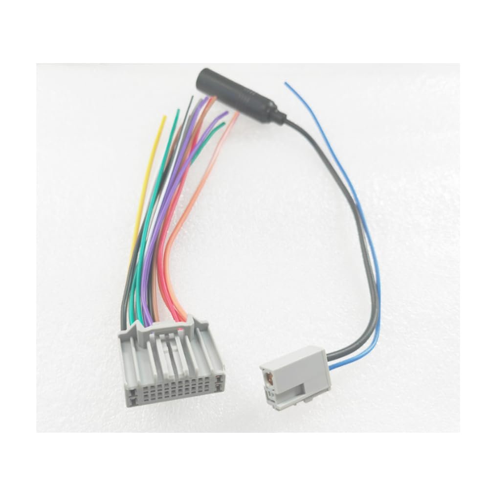 24PIN Car DVD/CD Radio Stereo Power Speaker Wiring Harness Wire Male Adapter for Honda CRV Civic Adapter w/Radio Antenna Adapter