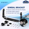 Bzumperyz 740149-1 Gimbal Bracket Mounting Bracket with Knobs Mounting Screws Fit for Helix 8 Helix 9 Helix 10 Fishfinders All Models view 2