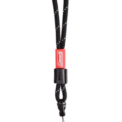 Coleman VCO-4834 Collaboration Model Neck Strap, Rope Strap, Neck Type, Removable Tip, Black/White, Dot Line