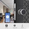 ACAGALA 5-in-1 Unlock Smart Door Lock Keyless Entry Biometric Door Knob with Keypad BT Tuya App Remote Control Password Fingerprint Door Lock with IC Card Mechanical Key for Home Apartment view 4