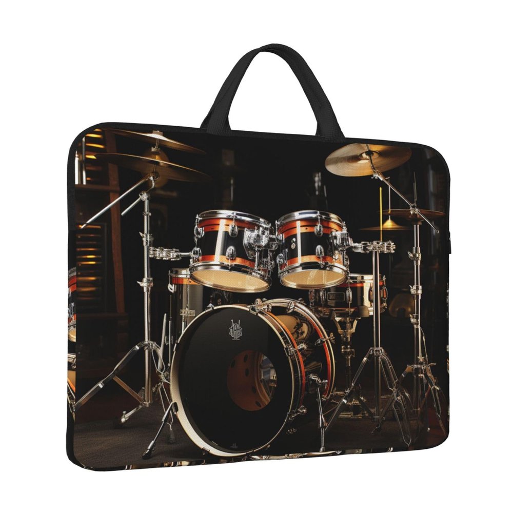 Laptop Case Sleeve 14 inch Laptop Bag Tote Shockproof Computer Carrying Bag Drum Set Notebook Case Cover