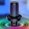 FEELWORLD VM1 USB Condenser Gaming Microphone for Streaming Noise Cancellation Mute RGB Light One-Key Mute Desktop Stand view 3