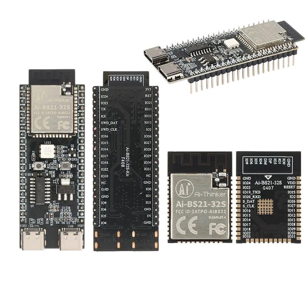 Ai-BS21-32S-Kit Ai-BS21-32S BLE5.4+SLE1.0 Dual-Mode Bluetuth-Compatible BLE Flash 32-Bit MCU Module Development Board New for Arrival 2025 High for Quality