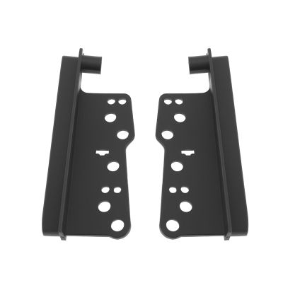 Micro Traders 1 Pair Car Double DIN Installation Dash Kit Compatible with Toyota RAV4 2005-2010 Compatible with 4runner 2004-2006 3.9x3.1x0.4Inch Black