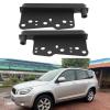 Micro Traders 1 Pair Car Double DIN Installation Dash Kit Compatible with Toyota RAV4 2005-2010 Compatible with 4runner 2004-2006 3.9x3.1x0.4Inch Black view 2