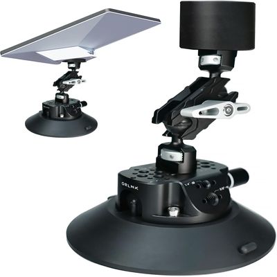 ORLNK 6" Suction Cup Mount for Camera Starlink Mini (Strong Suction, Anti-Rotation, Adjustable Angle) Heavy Duty Mounting on RV, Car Windows Windshield Dash, Sunroof
