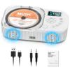 2000mAh CD Player Portable with Bluetooth, CD Boombox Portable for Home/Car with Remote Control, Dual Speaker,Rechargeable CD Player with FM Radio, Anti Skip,Support AUX/USB, Headphone Jack view 1