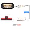 1280 * 720 Pixel Third Roof Brake Lamp Car Backup Camera Replacement for Nissan NV1500/2500/3500 S SV SL Cargo Vans Transporter 2011-2021 Waterproof Night Vision Reverse Parking+7" inch Mirror view 4