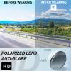 COSMOING Smart Glasses, Bluetooth Sunglasses Hands-Free Calling with Mic & Speakers, Bluetooth 5.3 with UV400 Polarized Lenses, Stereo Audio Wireless Headset for Cycling Running Hiking view 4