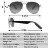 COSMOING Smart Glasses, Bluetooth Sunglasses Hands-Free Calling with Mic & Speakers, Bluetooth 5.3 with UV400 Polarized Lenses, Stereo Audio Wireless Headset for Cycling Running Hiking view 2