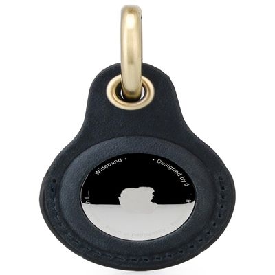 Tusks Land for Airtag Keychain, Compatible with Apple AirTag Holder, Genuine Leathe Anti-Loss Tracker Case for Dogs, Cats, Pets, Keys, Bags, Luggage, Durable & Stylish Accessory