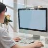 Air Conditioning Hanging Screen Fan Portable USB Mini Screen Fan Vaneless Silent Cooling Fan for Office Desktop view 3