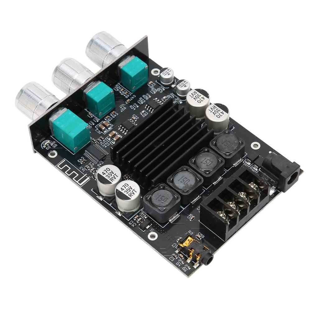 Amplifier, Amplifier Dual Channel Subwoofer Amplifier Module Power Amplifier Board Amplifier Home Audio DC12-24V