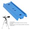 4.25in Dovetail Plate, Aluminum Quick Release Dovetail Mounting Plate with 1/4in Thread, Telescope Saddle Mount Base for Equatorial Tripod Astrophotography (Blue) view 2