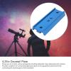 4.25in Dovetail Plate, Aluminum Quick Release Dovetail Mounting Plate with 1/4in Thread, Telescope Saddle Mount Base for Equatorial Tripod Astrophotography (Blue) view 3