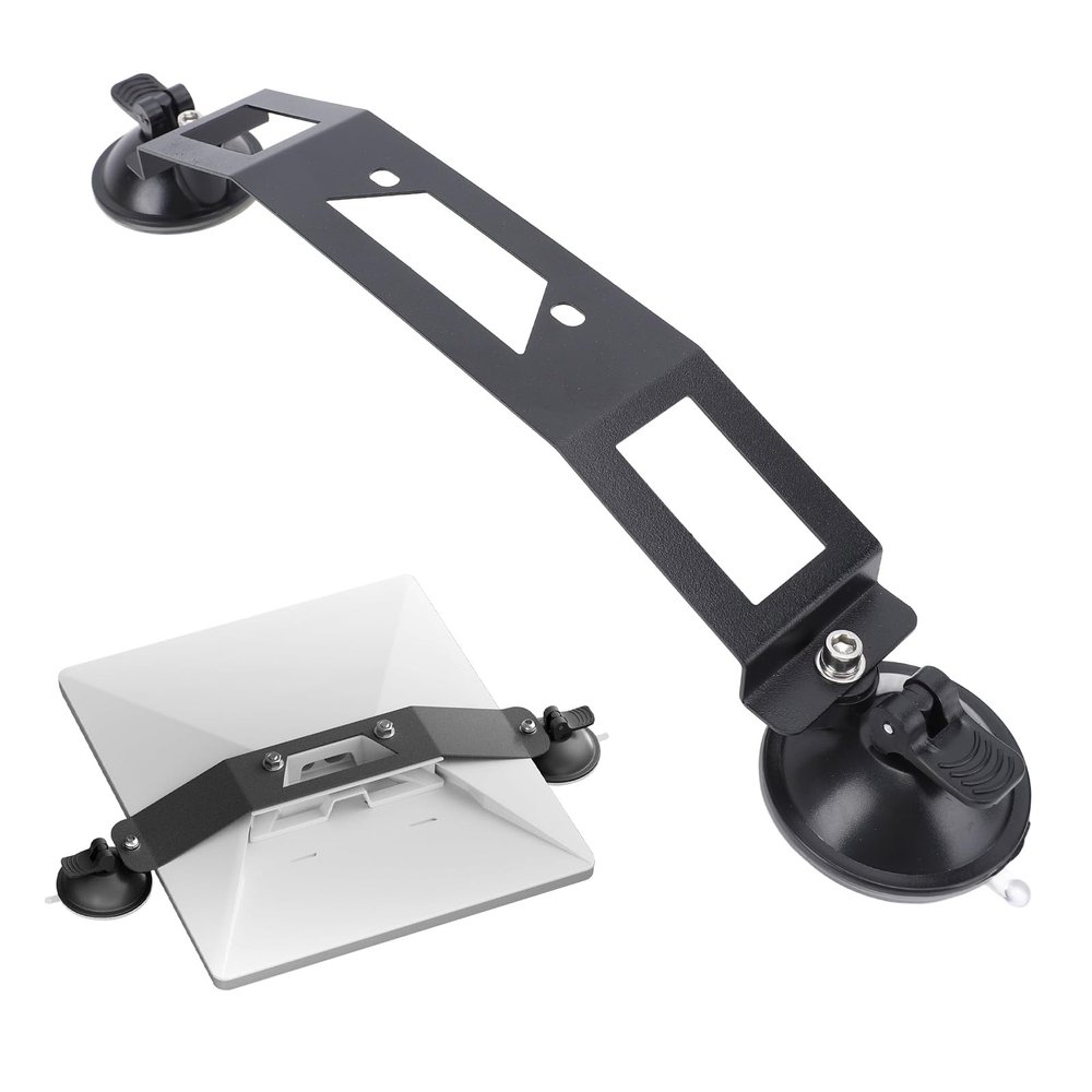 Jiawu Mini Mount, Mini Suction Cup Mount, Mini Car Mount for Sunroof/Window, Alloy Steel Portable Mounting Kit for Stable Internet on The Go