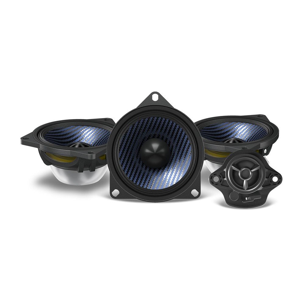Alpine EV-40M-T - 4" Front Dash Speaker Upgrade Kit Compatible with Select 17-24 Model 3 & 20-24 Model Y
