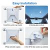 Jiawu Mini Mount, Portable Mini Sunroof Suction Cup Mount, Mini Car Mount, Mounting Kit for RVs Boats Driving for Stable Internet on The Go view 3