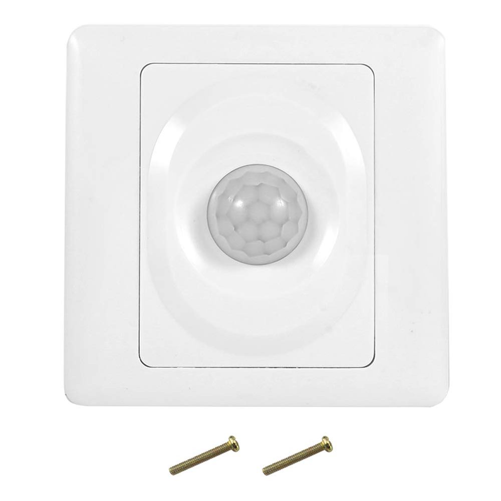 Adjustable Infrared IR Motion Sensor Switch,Automatic Module Wall Mount Control Light with Easy Installation and Wide Application