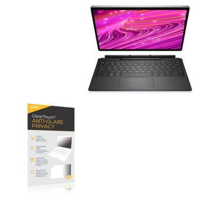 BoxWave Screen Protector Compatible with Dell Latitude 7320 Detachable - ClearTouch Anti-Glare Privacy (2-Pack), Privacy Screen Protector Flexible Film Anti-Glare