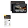 BoxWave Screen Protector Compatible with Oukitel Tablet RT2 Orange (10 in) - ClearTouch Anti-Glare Privacy (2-Pack), Privacy Screen Protector Flexible Film Anti-Glare view 1