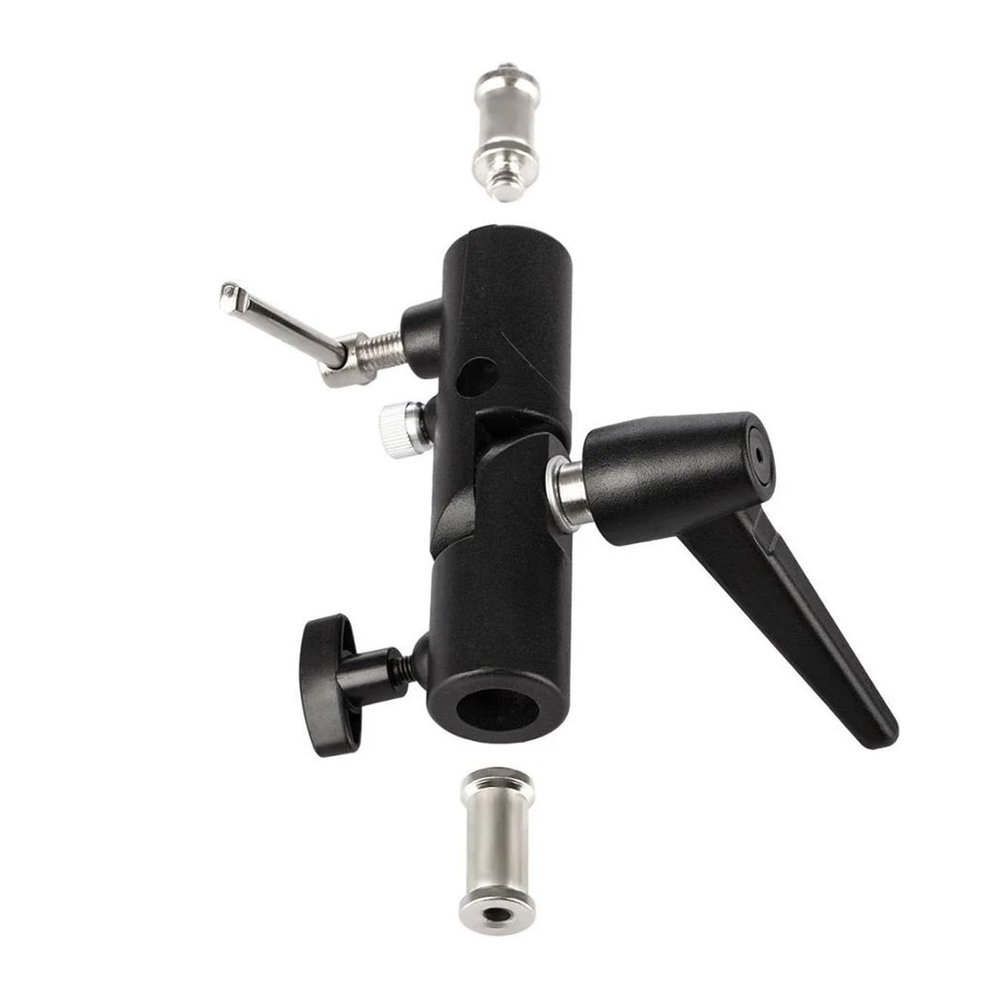 Flash Bracket Hot Shoe Umbrella Holder Light Stand Bracket Mount Adapter Fit for Tripod Photography Photographic Photo Studio