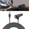 Water Proof Mini Dish Antenna DC Power Cable, 10m Length, Rubber Copper, SCP Supercharge USB Port, Designed specifically for Mini Dish Antenna for 12-24V view 4