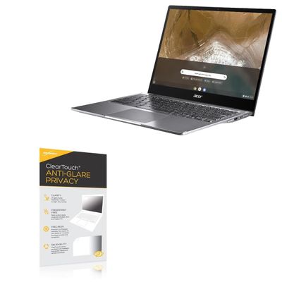 BoxWave Screen Protector Compatible With Acer Chromebook Spin 713 (CP713-2W) - ClearTouch Anti-Glare Privacy (2-Pack), Privacy Screen Protector Flexible Film Anti-Glare