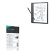 BoxWave Screen Protector Compatible with Amazon Kindle Scribe - ClearTouch Crystal Privacy (2-Pack), Privacy Screen Protector Flexible Film Clear view 1