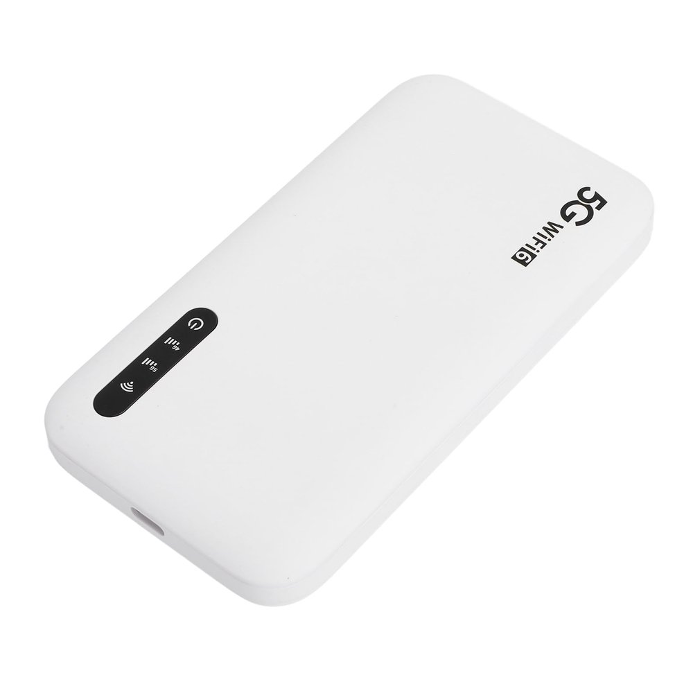 5G Wi Fi 6 Mobile Hotspot Router, 2.4/5.8GHz Band Portable Wi Fi Device, 5G Modem with SIM Cards Slot, Up to 16 Devices, IP67 Water, for Phone Tablet