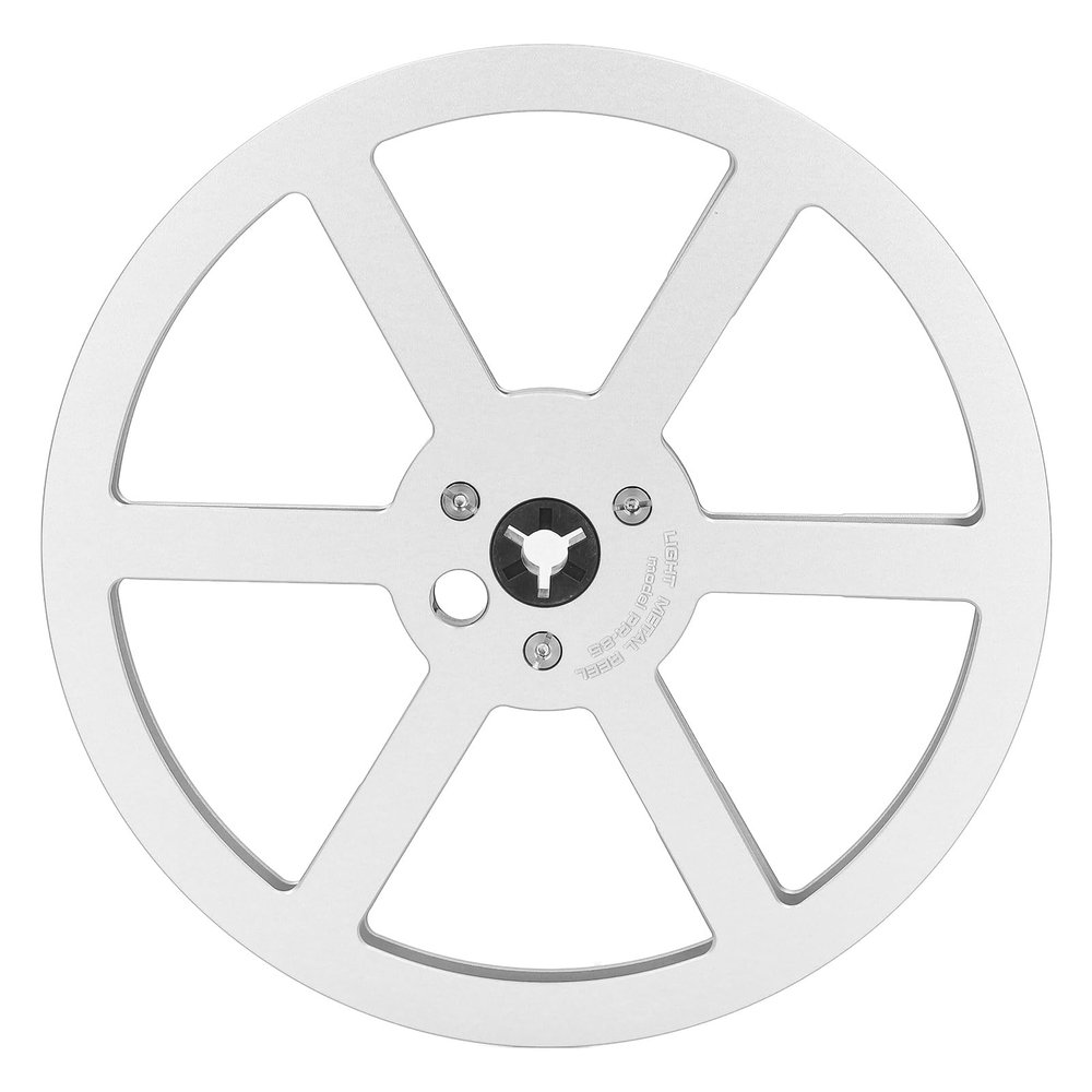 1/4 7 Inch Empty Tape Reel,Aluminum Alloy Open Reel Sound Takeup Reel Disc,Repair Replace Recording Erasing Re Recording,for General Open Reel Decks (Silver)