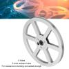 1/4 7 Inch Empty Tape Reel,Aluminum Alloy Open Reel Sound Takeup Reel Disc,Repair Replace Recording Erasing Re Recording,for General Open Reel Decks (Silver) view 2