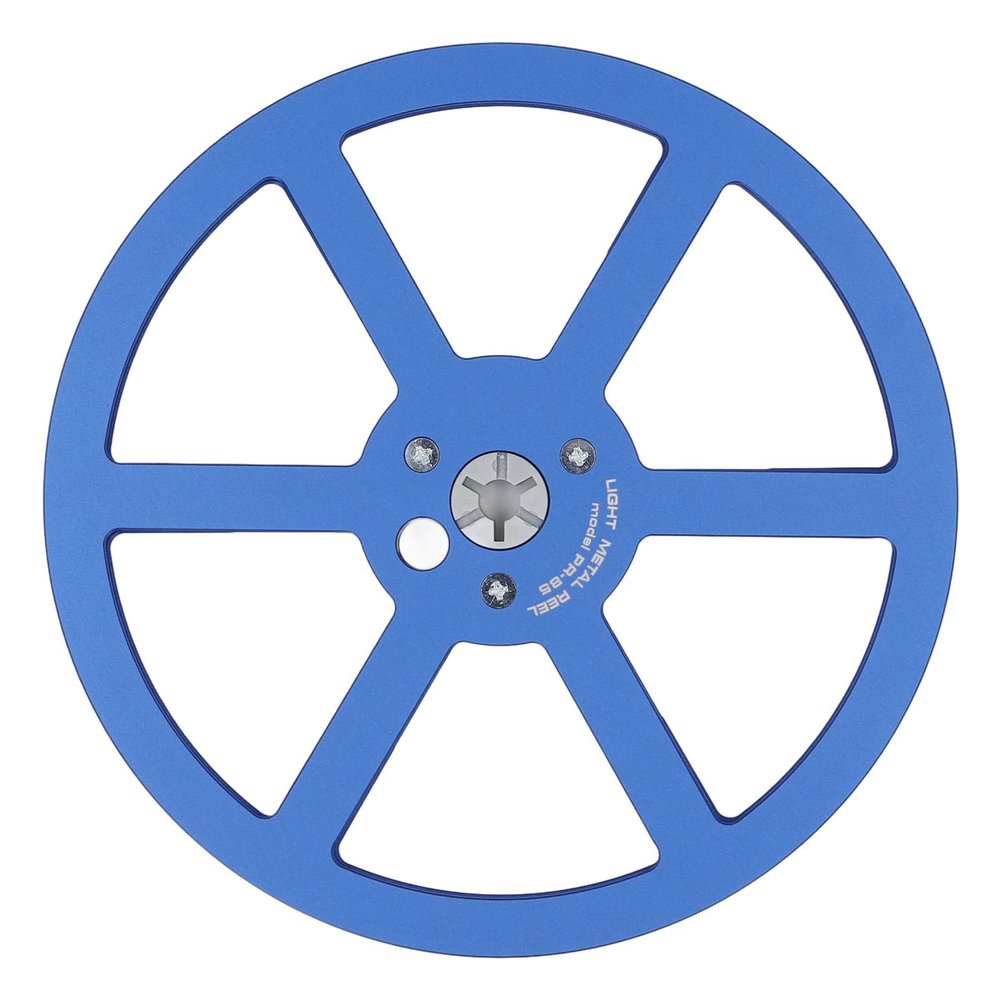 1/4 7 Inch Aluminum Alloy Empty Tape Reel, Superior Sound Quality, Lightweight and Easy to Install, for Universal Application (Blue)