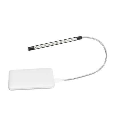 Angoily USB Metal Led Nightstand Lamp Black Light Desk Lamp for Bed Eye-Protecting USB Reading Light Flexible Gooseneck