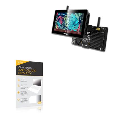 BoxWave Screen Protector Compatible with Portkeys BM5 III 2200 Nit Camera Control Field Monitor (5.5 in) - ClearTouch Anti-Glare Privacy (2-Pack), Privacy Screen Protector Flexible Film Anti-Glare