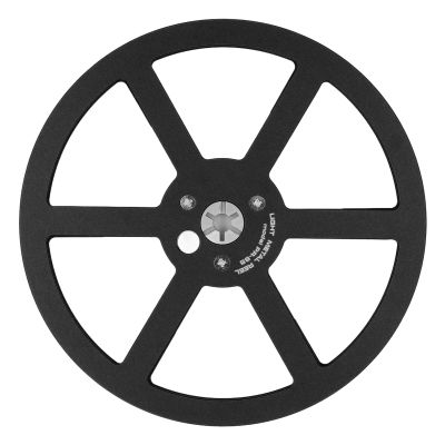1/4 7 Inch Aluminum Alloy Empty Tape Reel, Superior Sound Quality, Lightweight and Easy to Install, for Universal Application (Black)