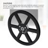1/4 7 Inch Aluminum Alloy Empty Tape Reel, Superior Sound Quality, Lightweight and Easy to Install, for Universal Application (Black) view 3
